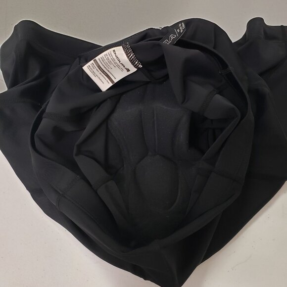 Women's Black Athletic Cycling Shorts - Picture 4 of 12